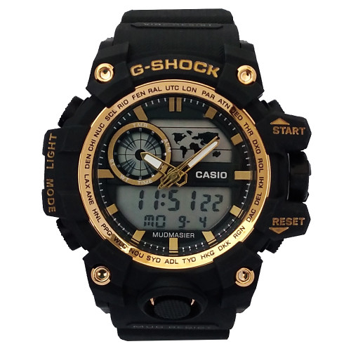 جی شاک G-SHOCK ساعت اسپرت مشکی ارسال رایگان دوموتوره دوزمانه ضدآب SPORTجیشاک