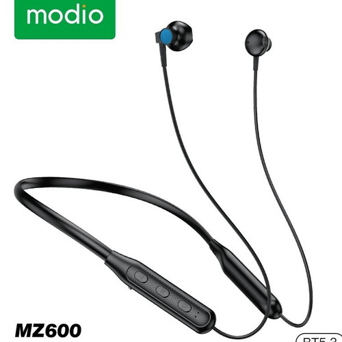بلوتوث گردنی مودیوModio MZ600 با باتری قدرتمند هندزفری گردنی بی سیم بلوتوثیmodio MZ600 سر استخوانی